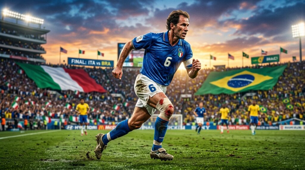 Franco Baresi : Le Héros Blessé de la Finale Brésil-Italie 1994