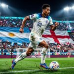 Jude Bellingham en Mission avec l&rsquo;Angleterre face à l&rsquo;Argentine