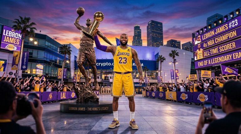 LeBron James Quitte Les Lakers : Titre, Records Et Statue Légendaire ?