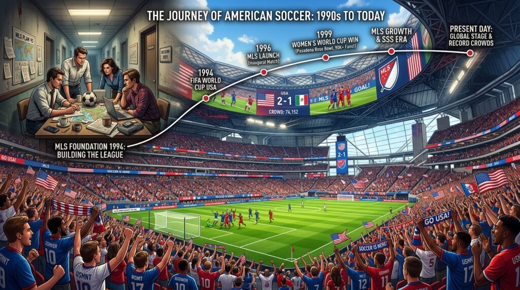 L&rsquo;Essor Du Soccer Aux USA : Les Débuts De La MLS