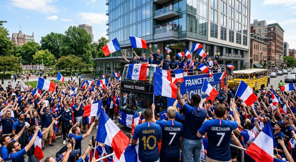 L&rsquo;Hôtel des Bleus : Attraction Incontournable à Boston pour la Coupe du Monde