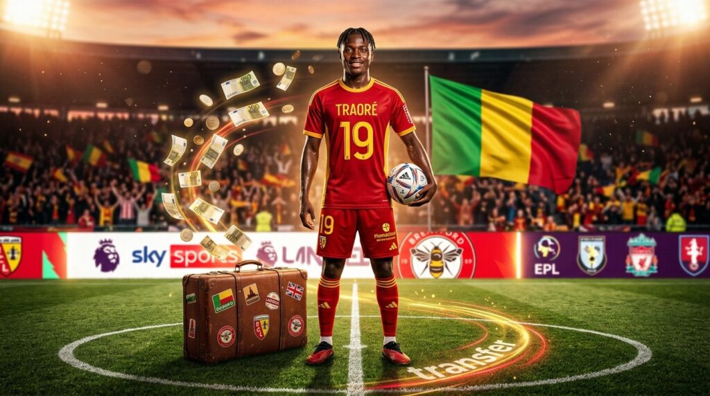 Transfert Record : Mamadou Sangaré Va Quitter Lens Pour La Premier League