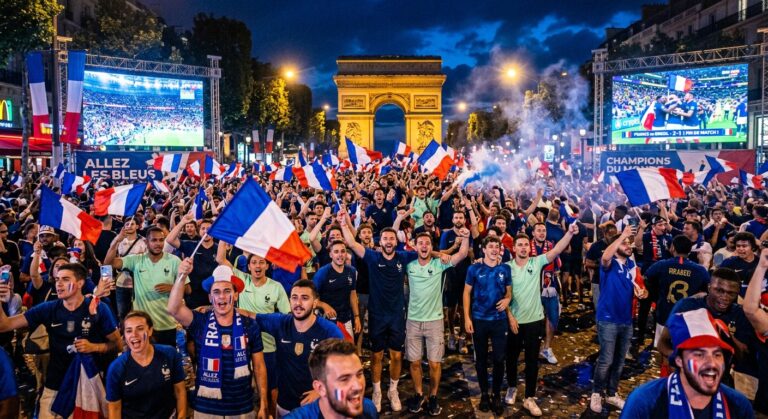 Vague Bleue 2026 : Ferveur Massive pour les Bleus Malgré le Décalage