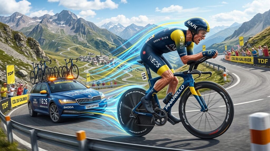 Voiture Suiveuse en Contre-la-Montre : Pourquoi Elle Peut Déterminer le Vainqueur du Tour
