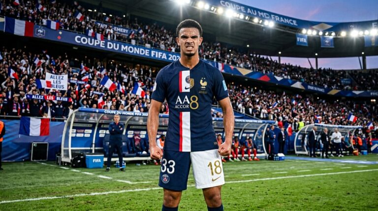 Warren Zaïre-Emery : Le Paradoxe d’un Cadre du PSG Relégué sur le Banc des Bleus