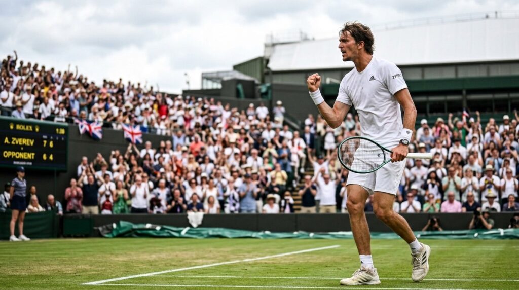 Zverev en Demi-Finales Wimbledon : Première Qualif Historique