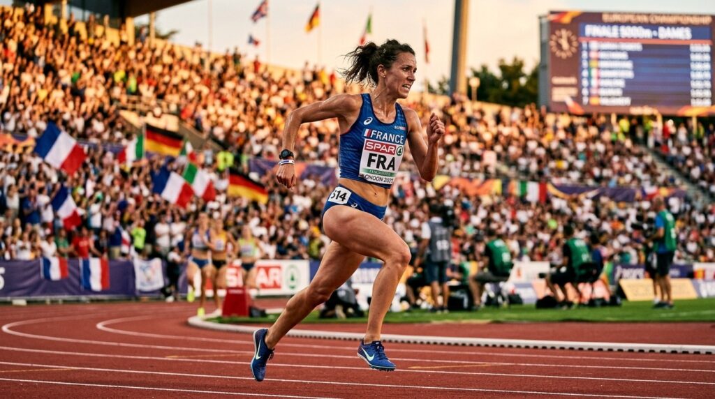 Étienne Daguinos Bronze 5000m Europe 2026 Parcours Acharné