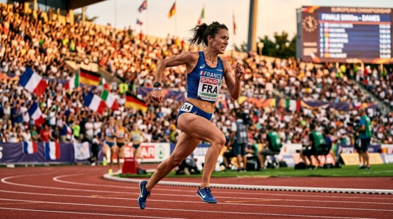 Étienne Daguinos Bronze 5000m Europe 2026 Parcours Acharné