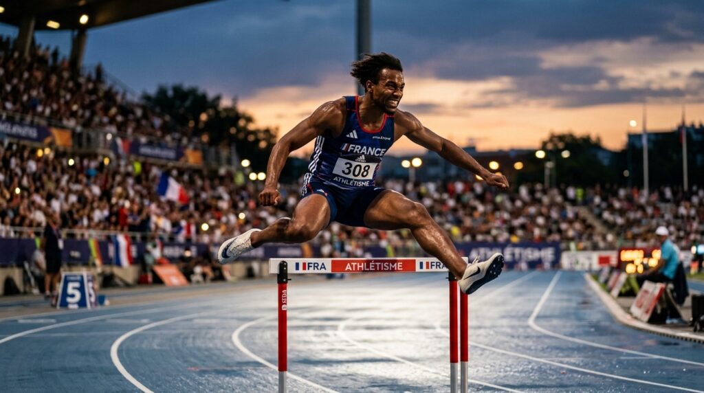 Just Kwaou-Mathey Argent Sur 110 M Haies Aux Championnats D Europe