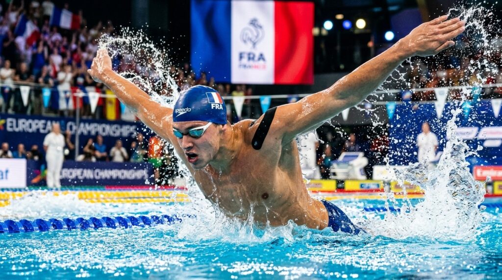 Léon Marchand : Blessé mais Ambitieux aux Championnats d&rsquo;Europe