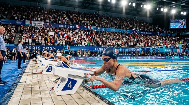 Léon Marchand Favori 200 M Papillon Europe Saint-Denis
