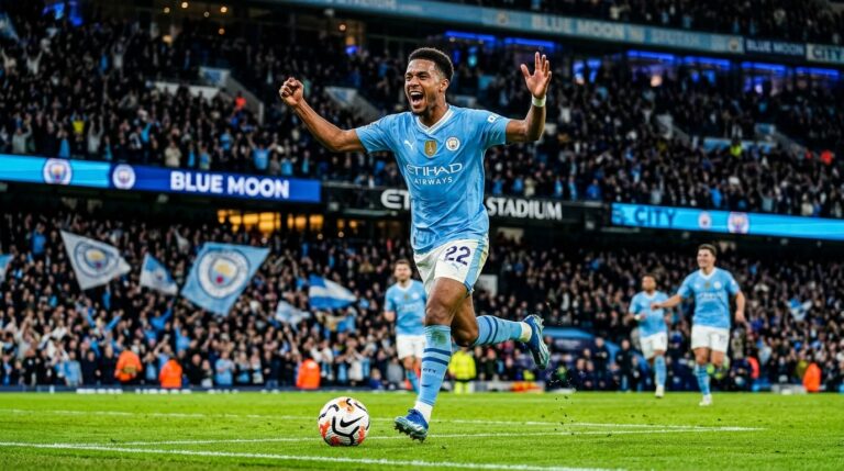 Rayan Cherki Sauve Manchester City Contre Bournemouth