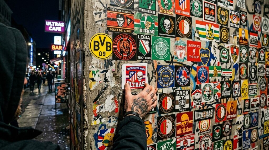 Stickers Ultras : Culture Identitaire Qui Explose Dans Le Foot