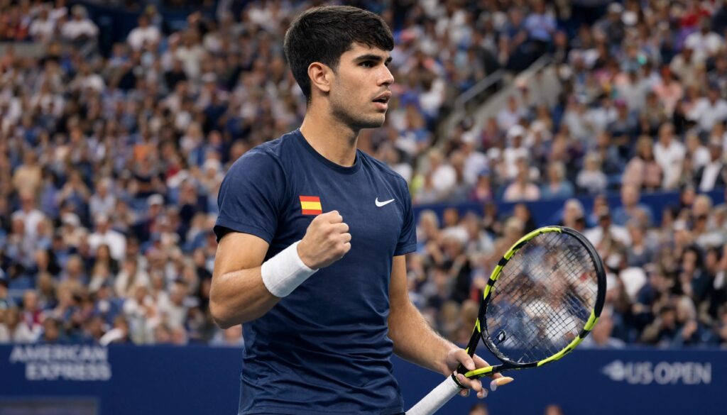 Alcaraz Réussit Son Retour À L Us Open Sans Trembler