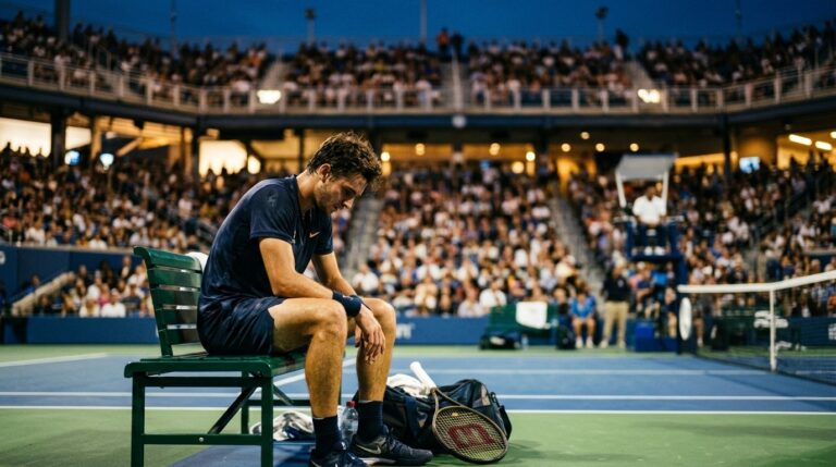 Arthur Fils Éliminé À L&rsquo;Us Open Face À Tsitsipas