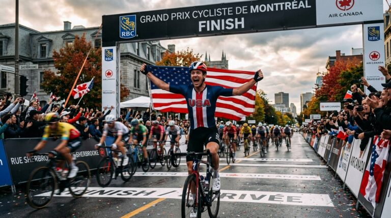 Brandon McNulty Champion Du Monde Cyclisme À Montréal