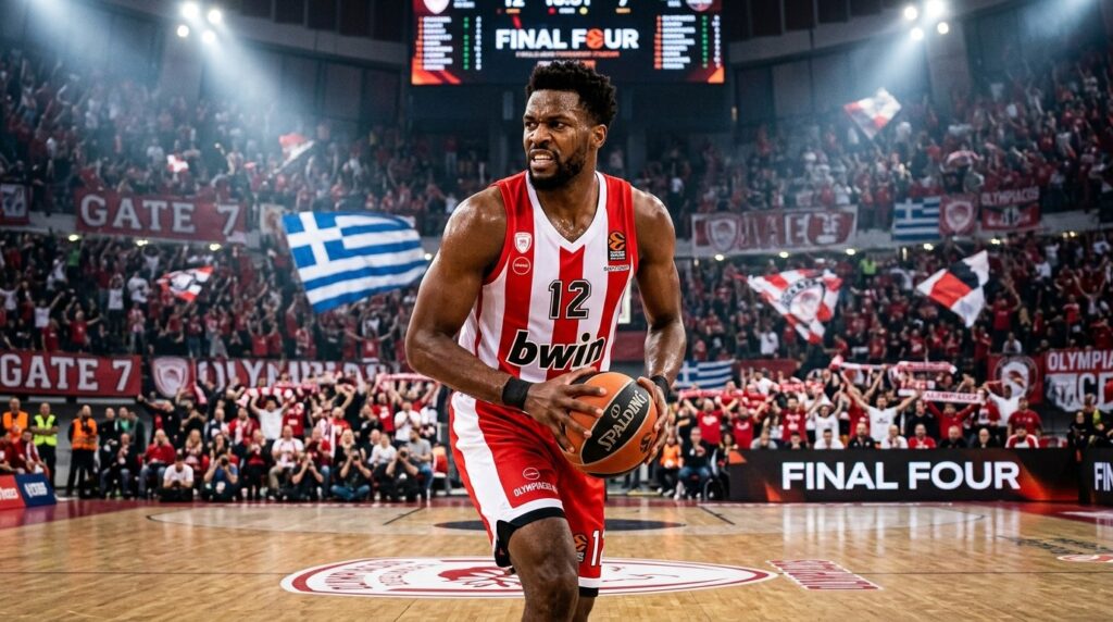 Evan Fournier Vise Un Doublé En Euroligue Avec Olympiakos