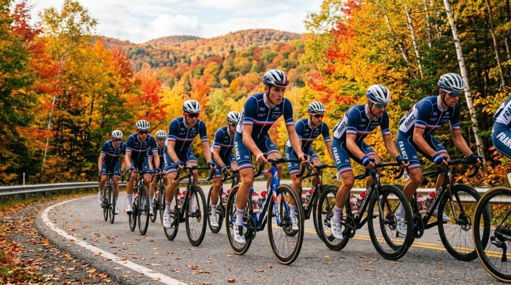 Mondiaux Cyclisme Québec Les Bleus Autour De Seixas