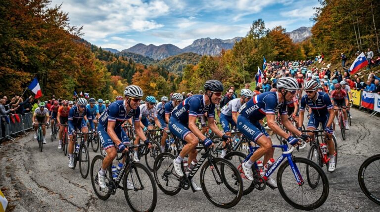 Sélection Bleue Euro Cyclisme Sans Leader Unique En Slovénie