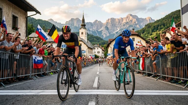 Evenepoel Champion D&rsquo;Europe Pour Un Millimètre En Slovénie
