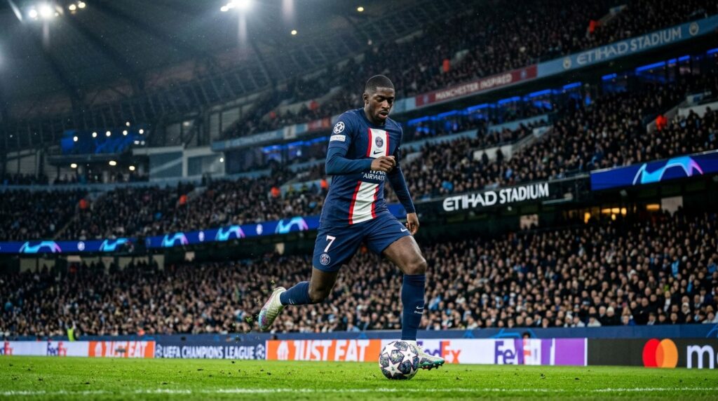 Ousmane Dembélé Retrouve La Ligue Des Champions Avec Le PSG